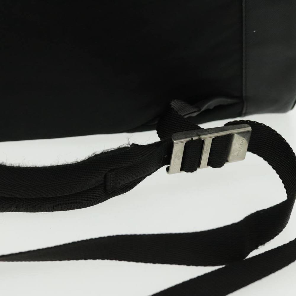 PRADA Backpack Nylon Black Silver Auth ep6168 - Picture 9 of 16